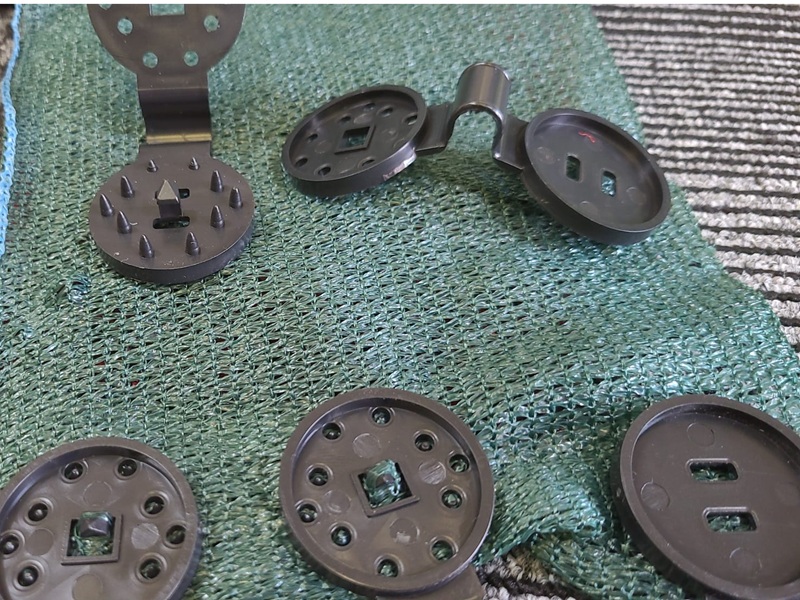 Gölgelik File Klipsi Yeşil 100 Adet – Tarım & Sera File Tutma Aparatı